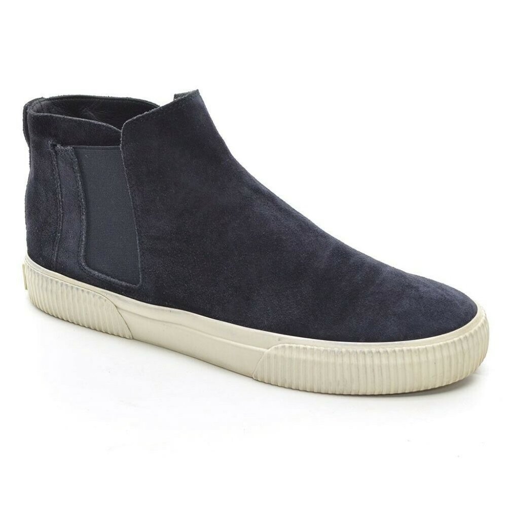 Vince Kelowna Navy Suede High Top Boots Sneakers 38 / 8